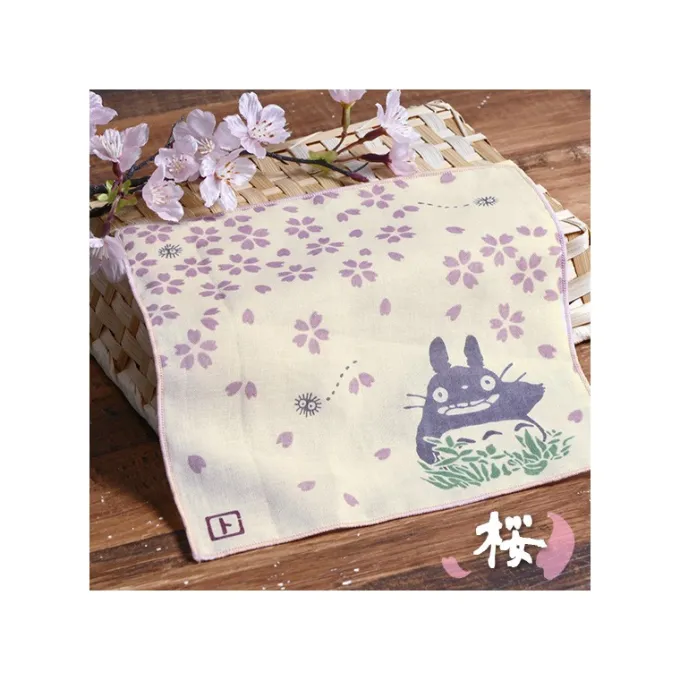 Maison Ghibli Textile|Mouchoir Cherry Blossom - Mon Voisin Totoro