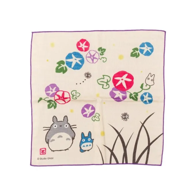 Maison Ghibli Textile|Mouchoir de tulle Belles de Jours et Lucioles - Mon Voisin Totoro