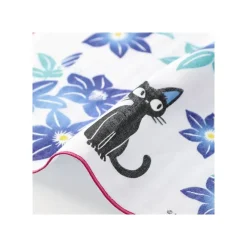 Maison Ghibli Textile|Mouchoir De Tulle Clematites - Kiki la petite sorcière