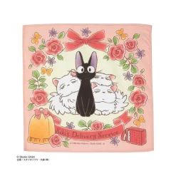 Maison Ghibli Textile|Mouchoir Famille des chats 43 x 43 cm - Kiki la petite sorcière