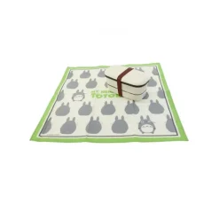Maison Ghibli Textile|Mouchoir Silhouette Totoro Gris 43 x 43 cm - Mon VoisinTotoro