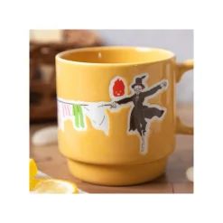 Maison Ghibli Cuisine Et Table|Mug couleur gauffré Grande lessive - Le Château ambulant