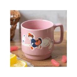 Maison Ghibli Cuisine Et Table|Mug couleur gauffré Kiki vole - Kiki la petite sorcière