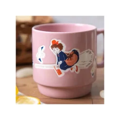 Maison Ghibli Cuisine Et Table|Mug couleur gauffré Kiki vole - Kiki la petite sorcière
