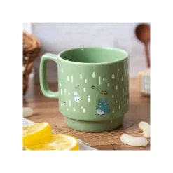 Maison Ghibli Cuisine Et Table|Mug couleur gauffré Totoro Parapluie - Mon Voisin Totoro