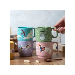 Maison Ghibli Cuisine Et Table|Mug couleur gauffré Totoro Parapluie - Mon Voisin Totoro