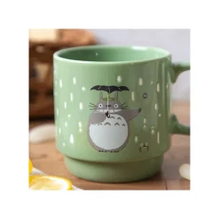 Maison Ghibli Cuisine Et Table|Mug couleur gauffré Totoro Parapluie - Mon Voisin Totoro