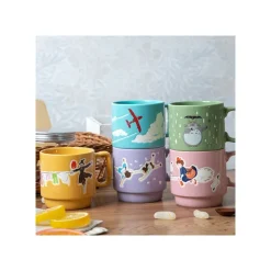Maison Ghibli Cuisine Et Table|Mug couleur gauffré Totoro Parapluie - Mon Voisin Totoro