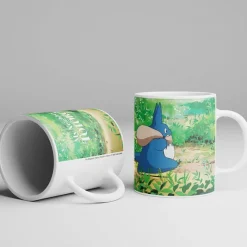 Maison Ghibli Cuisine Et Table|Mug Ghibli 08 - Totoro Bleu et Blanc - Mon Voisin Totoro