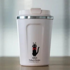 Maison Ghibli Cuisine Et Table|Mug Isotherme 350ml Rose mat - Kiki la petite sorcière