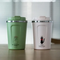 Maison Ghibli Cuisine Et Table|Mug Isotherme 350ml Vert mat - Mon Voisin Totoro