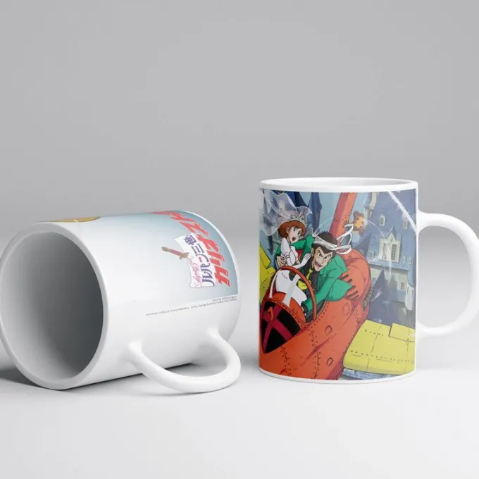 Maison Ghibli Cuisine Et Table|Mug Lupin 01 - Le Château de Cagliostro