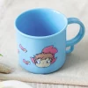 Maison Ghibli Cuisine Et Table|Mug Ponyo dans la mer - Ponyo sur la falaise