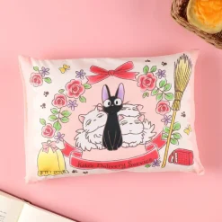 Maison Ghibli Mobilier|Oreiller Famille des chats 28 x 39 cm - Kiki la petite sorcière