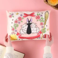 Maison Ghibli Mobilier|Oreiller Famille des chats 28 x 39 cm - Kiki la petite sorcière