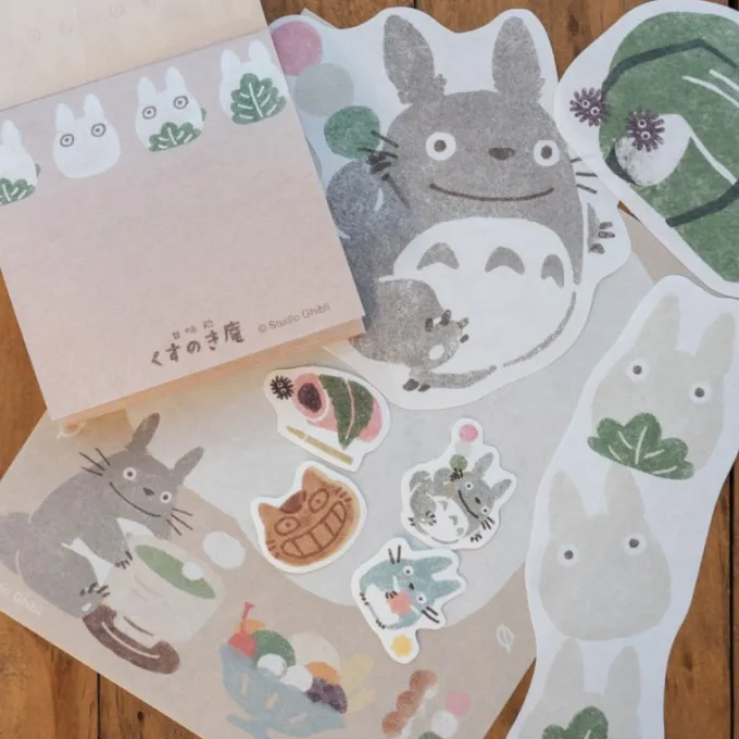 Maison Ghibli Cartes Postales Et Papier À Lettres|Papier à Lettres Bonbons Japonais - Mon Voisin Totoro