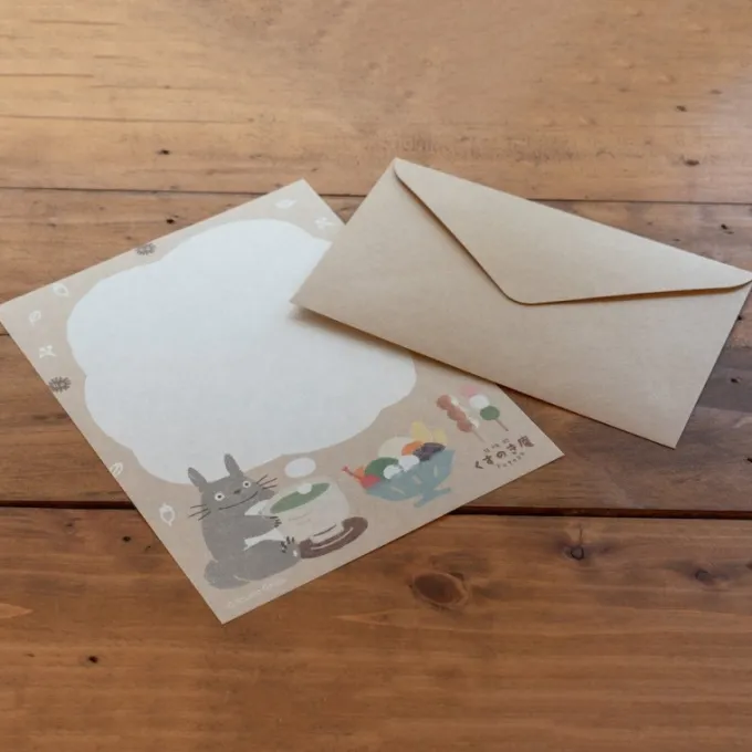 Maison Ghibli Cartes Postales Et Papier À Lettres|Papier à Lettres Bonbons Japonais - Mon Voisin Totoro