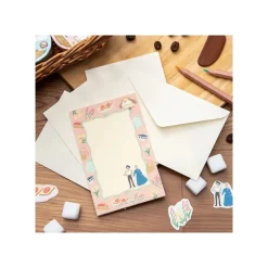 Maison Ghibli Cartes Postales Et Papier À Lettres|Papier à lettres Break Time Fleurs - Le Château ambulant