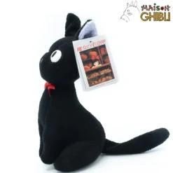 Maison Ghibli Peluches Classiques|Peluche Jiji Assise - Kiki la petite sorcière