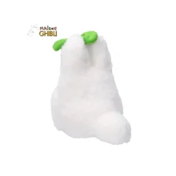 Maison Ghibli Peluches Nakayoshi|Peluche Nakayoshi Totoro Blanc avec feuille - Mon Voisin Totoro