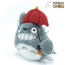 Maison Ghibli Peluches Classiques|Peluche Totoro Avec Parapluie Rouge - Mon Voisin Totoro