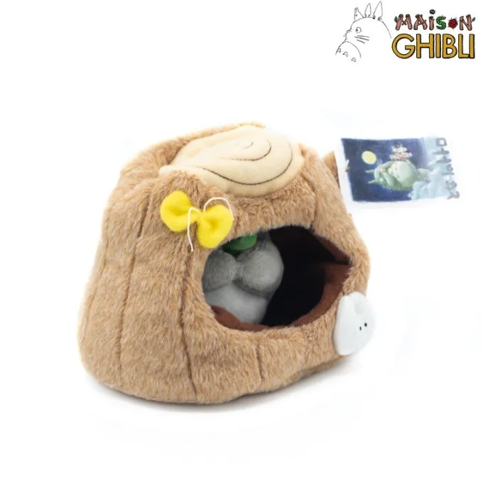 Maison Ghibli Peluches Classiques|Peluche Totoro Dans Un Tronc D'Arbre - Mon Voisin Totoro