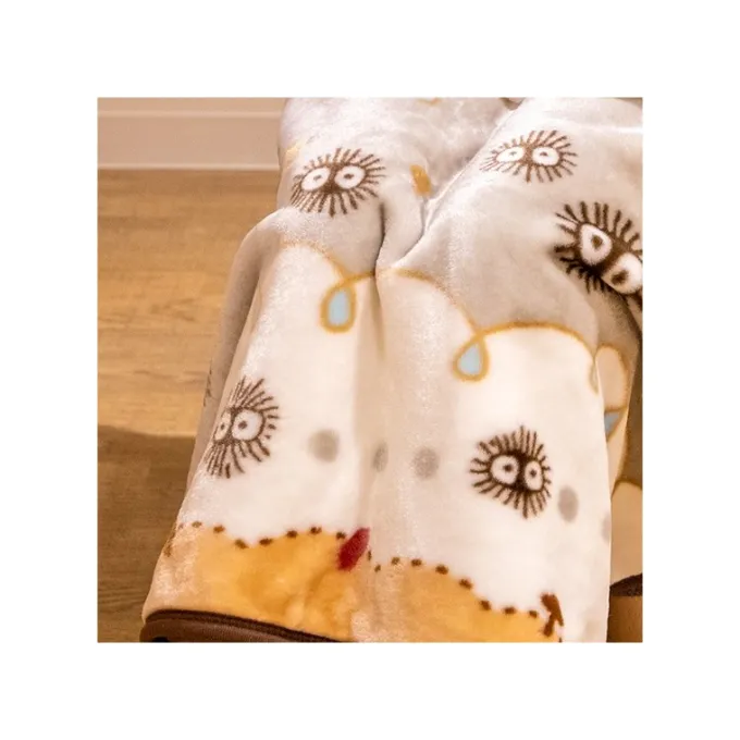 Maison Ghibli Linge De Maison|Plaid Noiraude 70x100 cm - Mon Voisin Totoro