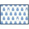 Maison Ghibli Linge De Maison|Plaid Silhouette Totoro Bleu 70x100 cm - Mon Voisin Totoro