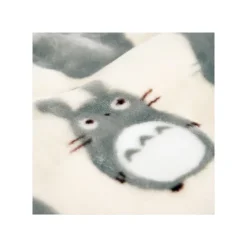 Maison Ghibli Linge De Maison|Plaid Silhouette Totoro Gris 70x100 cm - Mon Voisin Totoro