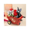 Maison Ghibli Décoration|Planter Jiji Chariot Rouge - Kiki la petite sorcière