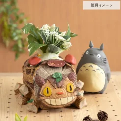 Maison Ghibli Décoration|Planter Totoro Gris & wagon Chatbus - Mon Voisin Totoro