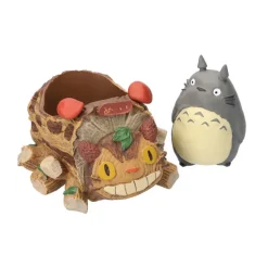 Maison Ghibli Décoration|Planter Totoro Gris & wagon Chatbus - Mon Voisin Totoro