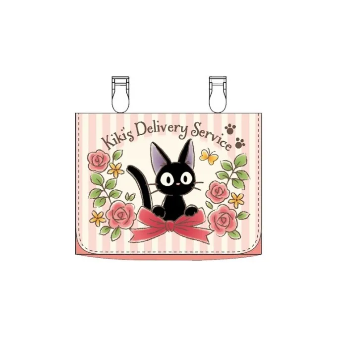Maison Ghibli Accessoires|Pochette Jiji Ruban 11x14,5x3cm - Kiki la petite sorcière