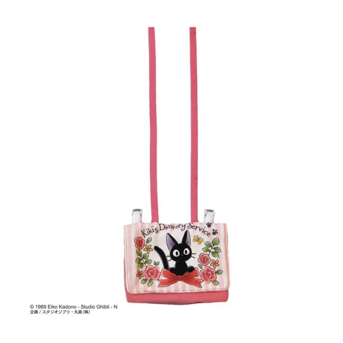 Maison Ghibli Accessoires|Pochette Jiji Ruban 11x14,5x3cm - Kiki la petite sorcière