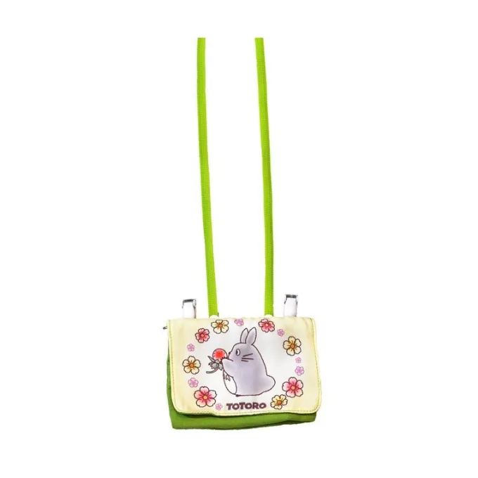 Maison Ghibli Accessoires|Pochette Totoro Fleurs 11x14,5x3 cm - Mon Voisin Totoro