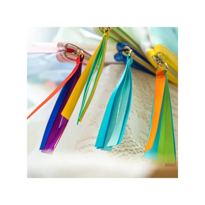 Maison Ghibli Accessoires|Pochette transparente brodée - Le Château dans le ciel