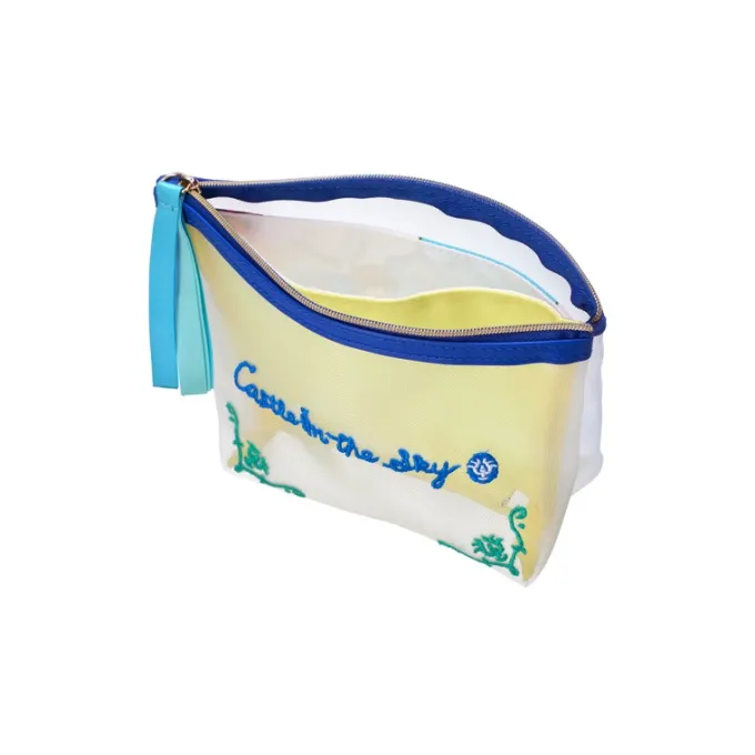 Maison Ghibli Accessoires|Pochette transparente brodée - Le Château dans le ciel