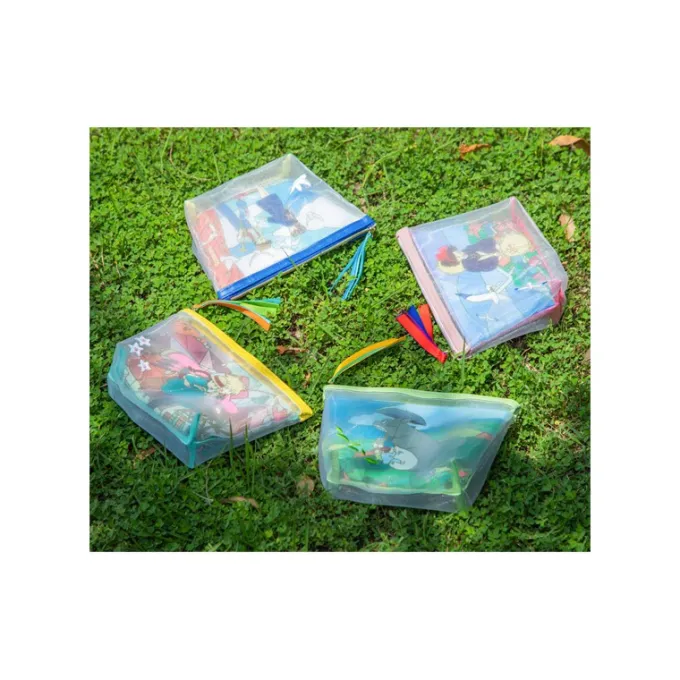 Maison Ghibli Accessoires|Pochette transparente brodée - Le Château dans le ciel