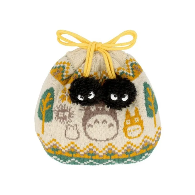Maison Ghibli Sacs|Pochon Tricoté Cache Cache - Mon Voisin Totoro