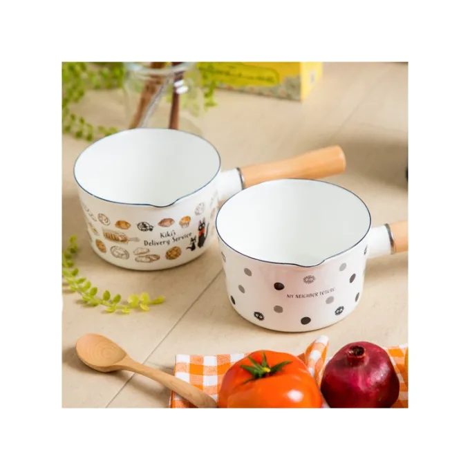 Maison Ghibli Cuisine Et Table|Poêlon émail Noiraudes - Mon Voisin Totoro