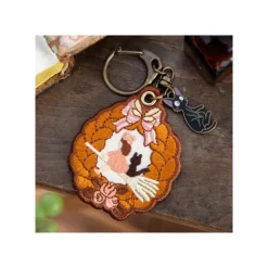 Maison Ghibli Porte-Clés|Porte-Clés broderie Couronne de pain - Kiki la petite sorcière