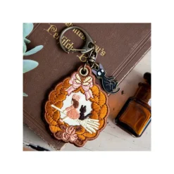 Maison Ghibli Porte-Clés|Porte-Clés broderie Couronne de pain - Kiki la petite sorcière