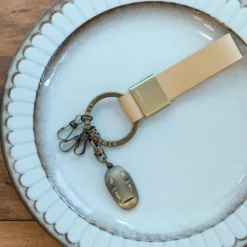 Maison Ghibli Porte-Clés|Porte-Clés Cuir No Face – Le Voyage de Chihiro