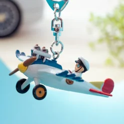 Maison Ghibli Porte-Clés|Porte-clés 3D Avion des rêves - Le vent se lève