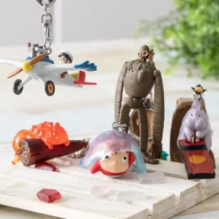 Maison Ghibli Porte-Clés|Porte-clés 3D Boh mouse et oiseau - Le Voyage de Chihiro