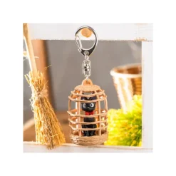 Maison Ghibli Porte-Clés|Porte-Clés Jiji en cage - Kiki la petite sorcière