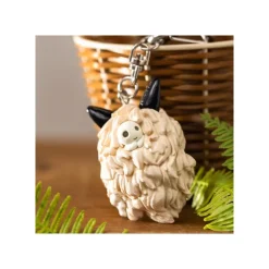 Maison Ghibli Porte-Clés|Porte-Clés Masque de San et Kodama - Princesse Mononoké