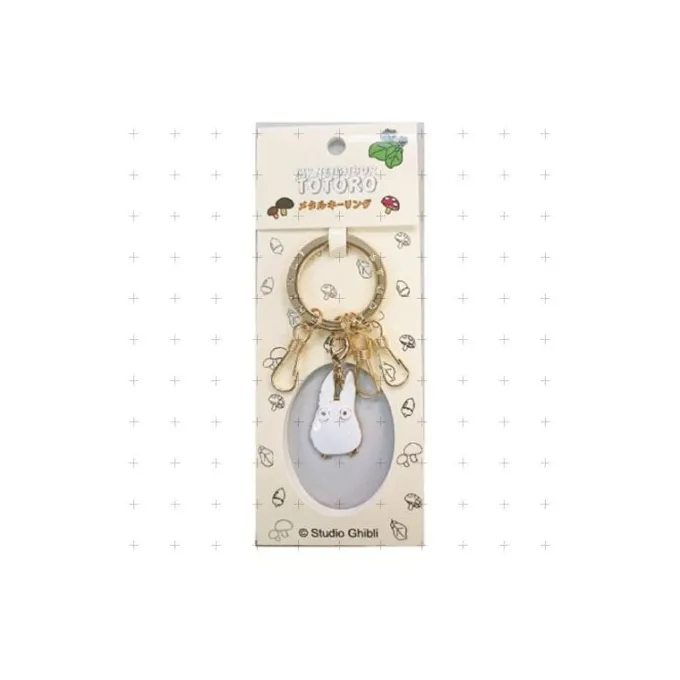 Maison Ghibli Porte-Clés|Porte-Clés Métal Totoro Blanc – Mon Voisin Totoro