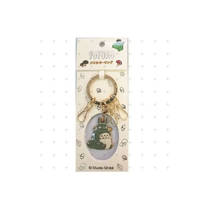 Maison Ghibli Porte-Clés|Porte-Clés Métal Totoro Gris – Mon Voisin Totoro
