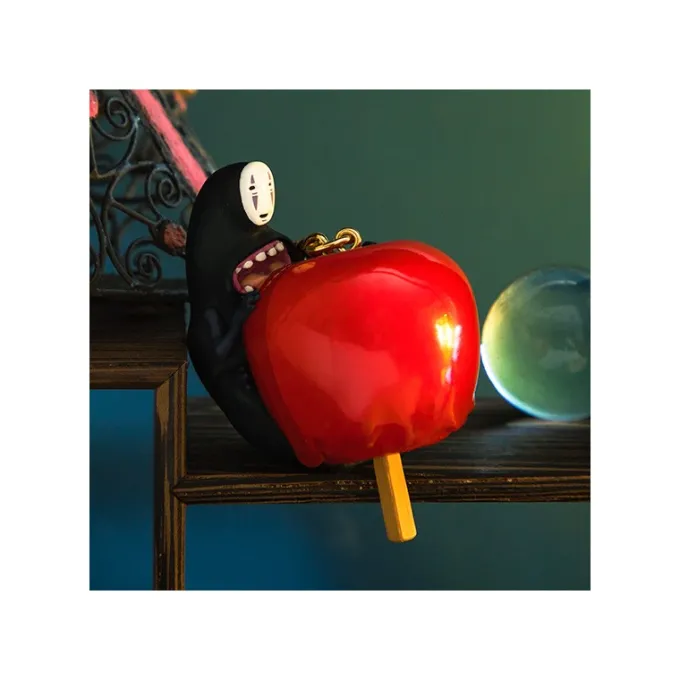 Maison Ghibli Porte-Clés|Porte-Clés No Face Pomme d’amour - Le Voyage de Chihiro